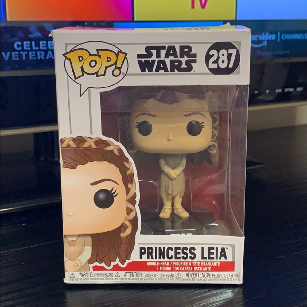 Princess Leia Ewok Village StarWars Funko Pop Rare